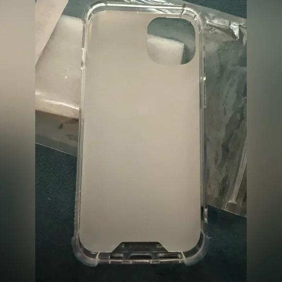 iPhone 14 Mushroom Pattern Phone Case - Black and White - Picture 5 of 5